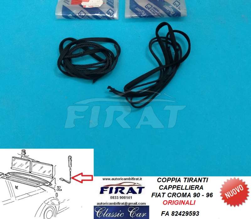 TIRANTI CAPPELLIERA FIAT CROMA 90-96 (82429593)